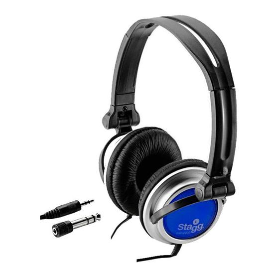 Fone de Ouvido Headphone Over-ear Shp Azul Stagg 2200h