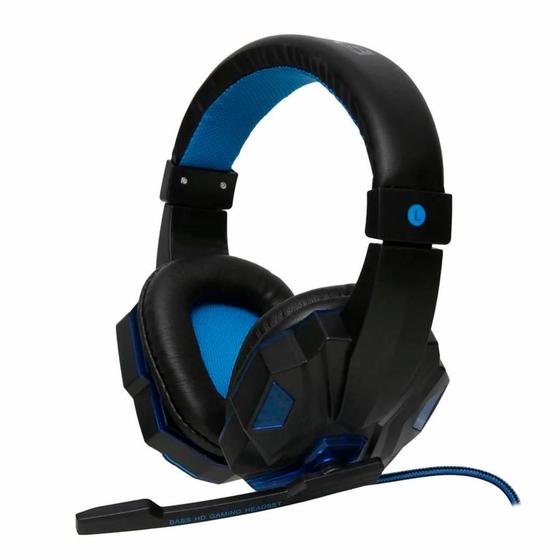 Imagem de Fone P2 Sate AE-327A Gaming Preto/Azul