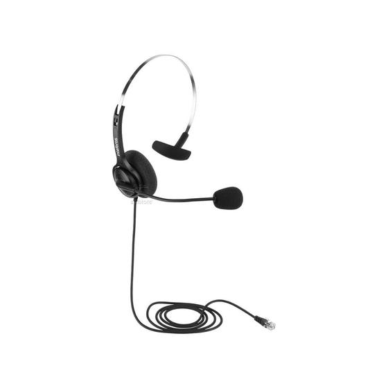 Imagem de Fone Para Telemarketing Intelbras Headset Tiara Chs40 RJ9 Preto