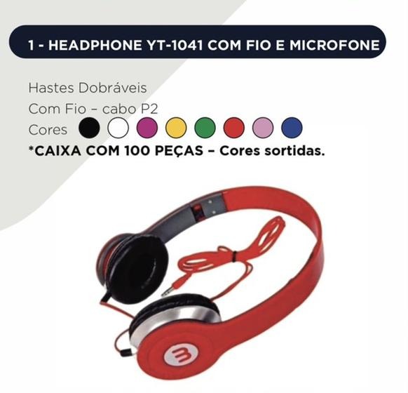 Imagem de Fone Phone Headphone Headset COM Microfone para Celular, Tablet, Notebook, Smartphone