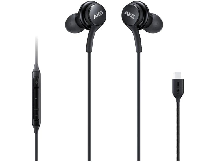 Fone Samsung AKG USB tipo-C com fio e controles Imagem de Fone Samsung AKG USB tipo-C com fio e controles