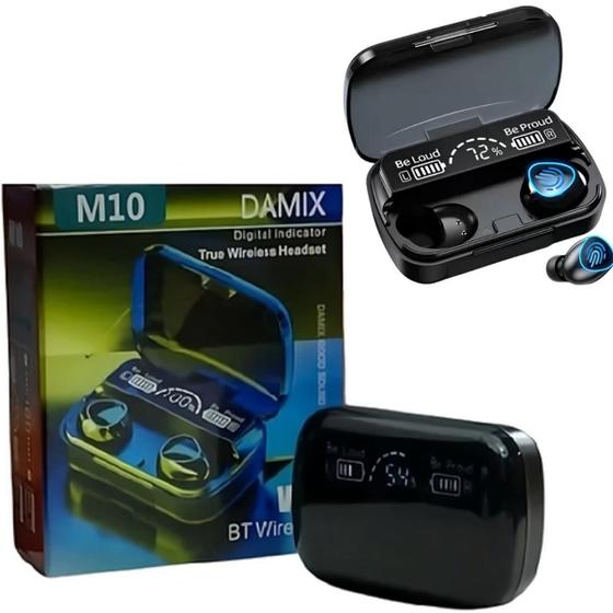 Imagem de Fone Sem Fio Bluetooth 5.1 Tws-10 Compacto com Som de Alta Qualidade