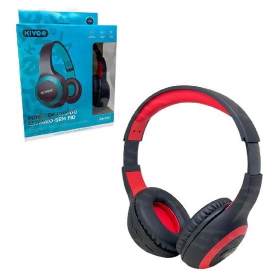 Fone sem Fio Preto Kivee Imagem de Fone sem Fio Preto Kivee