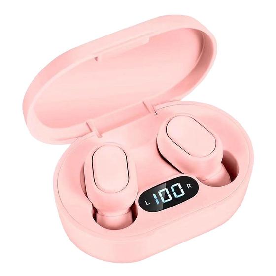 Imagem de Fones de Ouvido Bluetooth 5.0 E7S - Sem Fio, com Display LED e Microfone