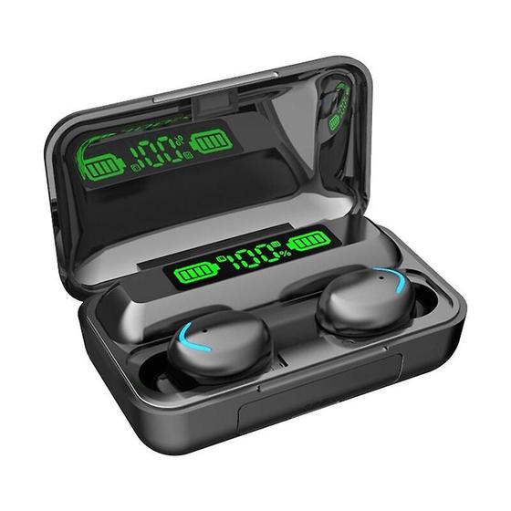 Imagem de Fones de Ouvido Bluetooth 5.3 Intra-auriculares F9-5C - Esporte e Outdoor com Display