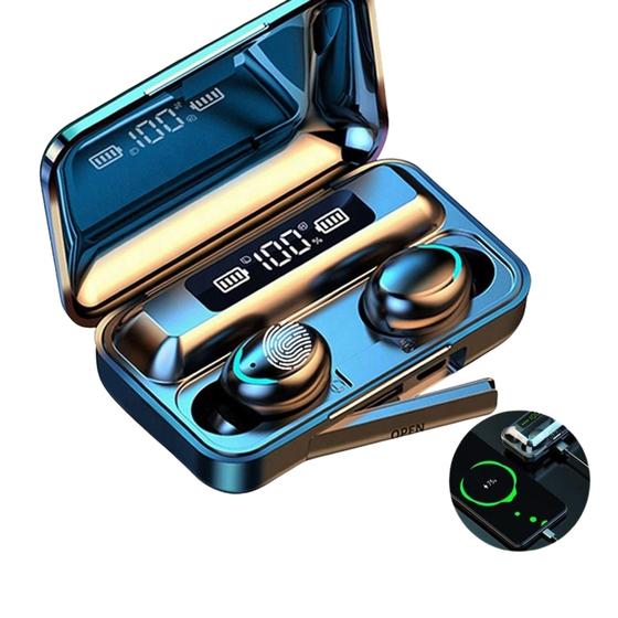 Fones de Ouvido Bluetooth F9-5 TWS à Prova D'água, Powerbank Menor preço em Fones de Ouvido Bluetooth F9-5 TWS à Prova D'água, Powerbank