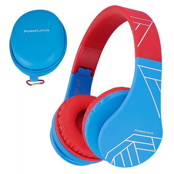 Imagem de Fones de Ouvido Bluetooth PowerLocus para Crianças com Microfone - 85dB