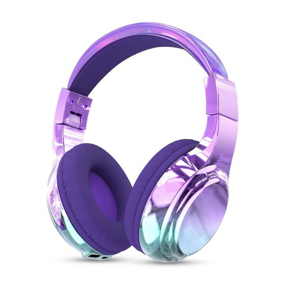 Imagem de Fones de Ouvido Bluetooth QearFun para Crianças - com Microfone e Conector USB-C 5.3 BT