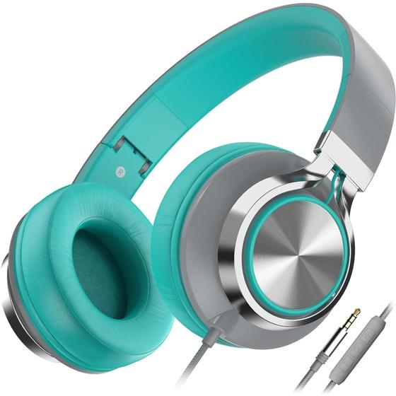 Imagem de Fones de ouvido com fio AILIHEN C8 com microfone e controle de volume