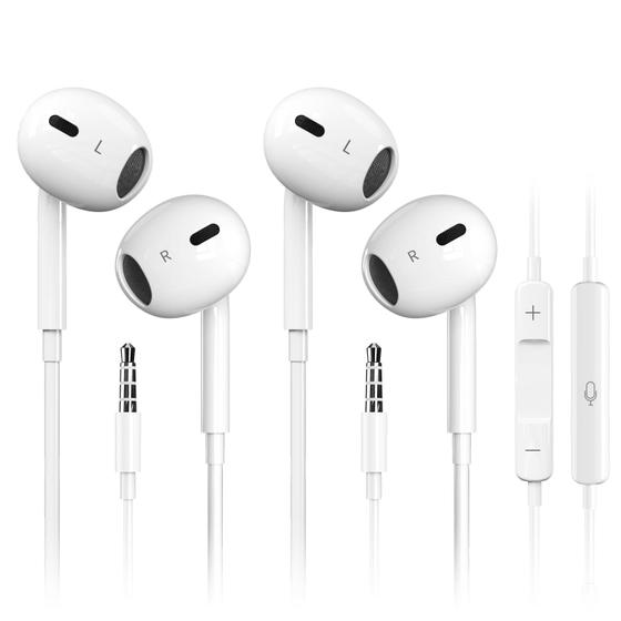 Imagem de Fones de Ouvido com Fio Antool - Ultra Clear Calls - com Microfone 3,5mm (Pacote com 2)