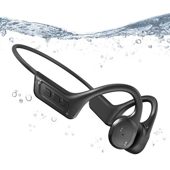 Imagem de Fones de ouvido de natação SiliSoundTek Bone Conduction Bluetooth 5.3