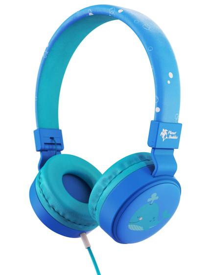 Imagem de Fones de Ouvido Infantis Planet Buddies com Fio e Microfone - Azul
