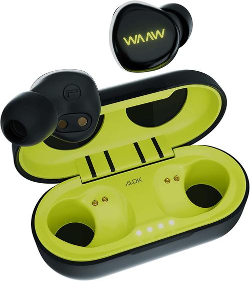 Imagem de Fones de Ouvido Intra Auricular By Alok MOB 100eb Via Bluetooth TwS Microfone e Toque Inteligente WAAW