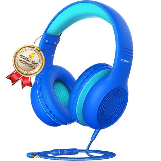 Imagem de Fones de ouvido KLYLOP Kids com microfone Over-Ear Wired