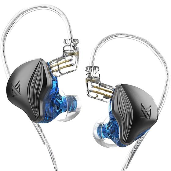 Imagem de Fones de Ouvido KZ ZEX: Monitor Intra-auricular com Driver Eletrostático + 1 Dinâmico