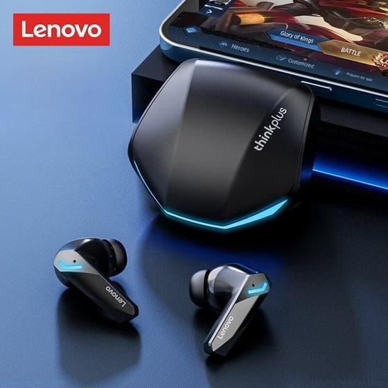 Fones De Ouvido Lenovo-GM2 Pro Sem Fio In-Ear Bluetooth 5.3 Menor preço em Fones De Ouvido Lenovo-GM2 Pro Sem Fio In-Ear Bluetooth 5.3