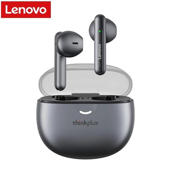 Imagem de Fones de ouvido Lenovo Tws, fone de ouvido de chamadas HD com cancelamento de ruído e cancelamento de ruído