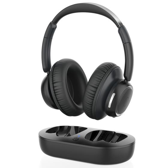 Imagem de Fones de Ouvido Sem Fio ANSTEN para TV com Base de Carregamento e Transmissor