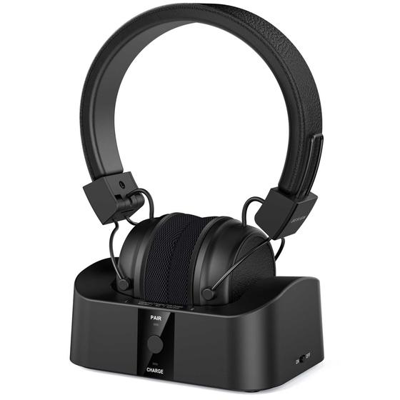 Imagem de Fones de Ouvido Sem Fio BESIGN BTH02 para TV com Transmissor Bluetooth