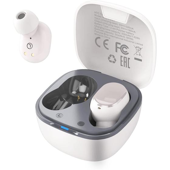 Imagem de Fones de Ouvido Sem Fio HTC True 2 - Bluetooth 5.1 com 32 Horas de Reprodução