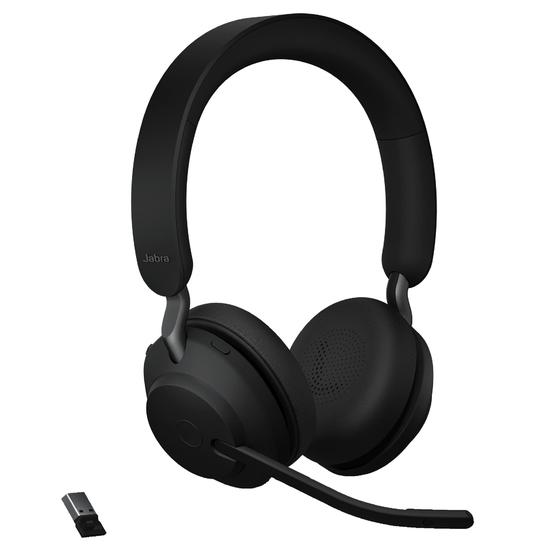 Imagem de Fones de ouvido sem fio Jabra Evolve2 65 UC com Link380a preto