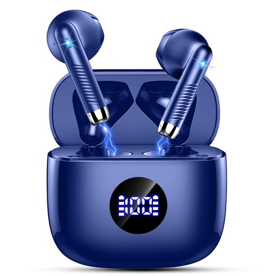 Imagem de Fones de Ouvido Sem Fio Jxrev Bluetooth 5.4 com Cancelamento de Ruído - 40H de Bateria