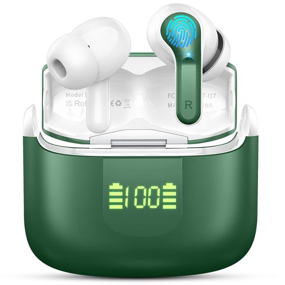 Imagem de Fones de Ouvido Sem Fio Ordtop Bluetooth 5.3 com 4 Microfones