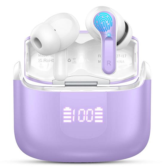 Imagem de Fones de Ouvido Sem Fio Ordtop Bluetooth 5.3 com 4 Microfones