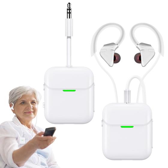 Imagem de Fones de Ouvido Sem Fio YFYYF para TV com Transmissor Bluetooth