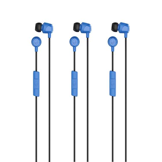 Imagem de Fones de Ouvido Skullcandy Jib In-Ear com Fio e Microfone - Bluetooth - Azul Cobalto