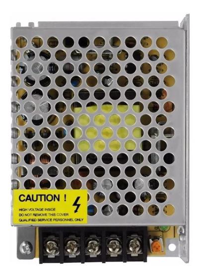 Fonte 12v 5a Colmeia Metálica Bivolt Menor preço em Fonte 12v 5a Colmeia Metálica Bivolt