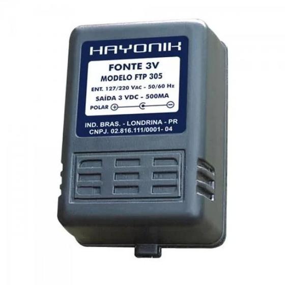 Imagem de Fonte 3v 500ma ftp-305 p4 (hayonik) uso geral