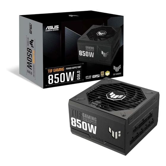 Imagem de Fonte 850W Asus Tuf Gaming - PFC Ativo - 92% Eficiência - 80 PLUS Gold - Bivolt - 90YE00S2-B0BA00