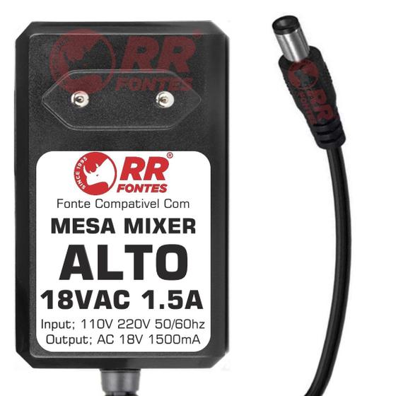 Imagem de Fonte AC 18V 1.5A Para Mixer Alto Amx 220Fx