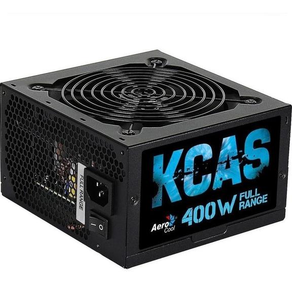 Imagem de Fonte Aerocool Kcas 400w 80 Plus White Full Range Pfc Ativo