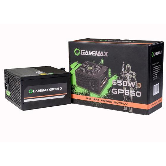 Fonte Alimentação ATX Gamemax GP650 650W 80 Plus Bronze PFC Ativo Menor preço em Fonte Alimentação ATX Gamemax GP650 650W 80 Plus Bronze PFC Ativo