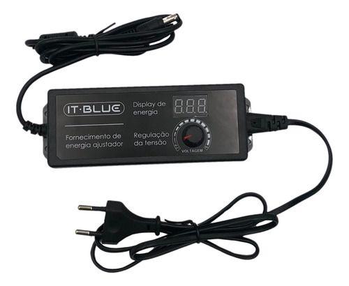Imagem de Fonte Alimentação Digital Ajustável 9-24v 3a Bivolt C/ Visor