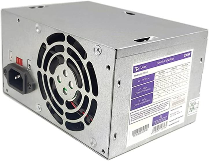 Imagem de Fonte atx 230w duex oem bilvolt manual sem cabo