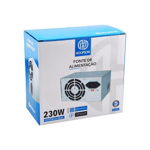 Fonte Atx 230w Real Hoopson Com Cabo Box Menor preço em Fonte Atx 230w Real Hoopson Com Cabo Box