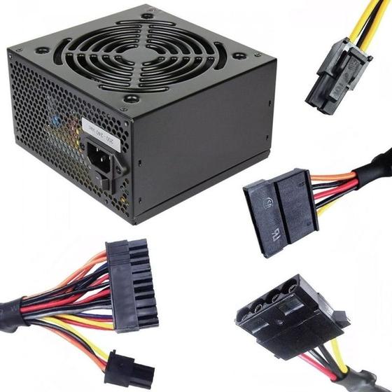 Imagem de Fonte atx 350w reais sata vx-350 s/cabo box aerocool