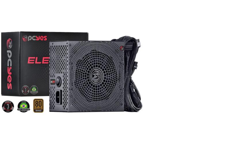 Imagem de Fonte Atx 500W Electro V2 Series 80 Plus Elv2Whpto500W