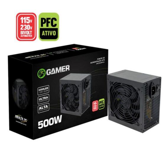 Fonte ATX 500W Real Brazil Pc BPC/5330 Menor preço em Fonte ATX 500W Real Brazil Pc BPC/5330