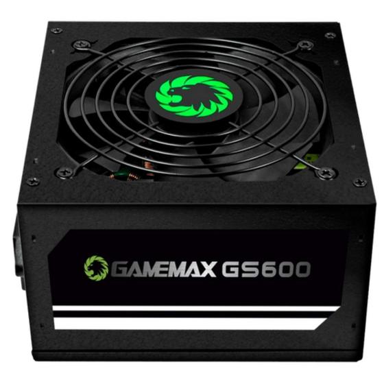 Fonte ATX 600W Gamer GS600 80 Plus White PFC Ativo Gamemax Menor preço em Fonte ATX 600W Gamer GS600 80 Plus White PFC Ativo Gamemax