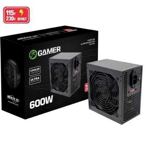 Fonte atx 600w real brazilpc bpc/6350-b 24 pinos é boa?