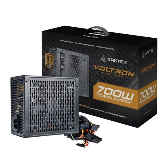 Imagem de Fonte atx 700w 80 plus bronze arktek voltron series