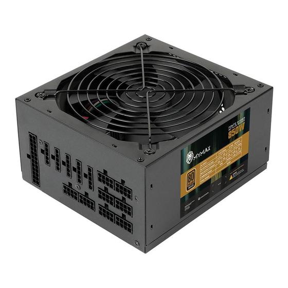Fonte ATX 850W Modular 80 Plus Bronze PFC Ativo - MYMAX Menor preço em Fonte ATX 850W Modular 80 Plus Bronze PFC Ativo - MYMAX