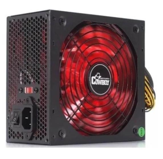 Imagem de Fonte Atx Gamer Para Pc 600w Real Silenciosa Bivolt Leds Kp-535