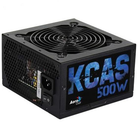 Imagem de Fonte ATX S/CABO 500W KCAS EN53367 Preto Aerocool