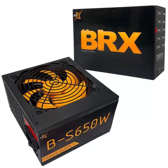 Imagem de Fonte BRX ATX 650W Bivolt Automatica B-S650W