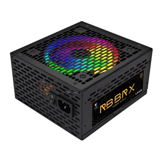 Imagem de Fonte brx atx 750w automat. rgb 80 plus